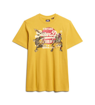 Superdry Tokyo Vl Graphic T-shirt yellow