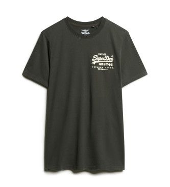 Superdry Tokyo Vl Grafik-T-Shirt grau 