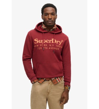 Superdry Sweatshirt Tonal Venue rot