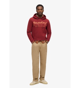 Superdry Sweatshirt Tonal Venue rot