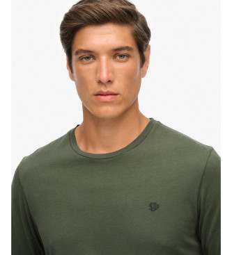 Superdry T-shirt essentiel classique vert fonc