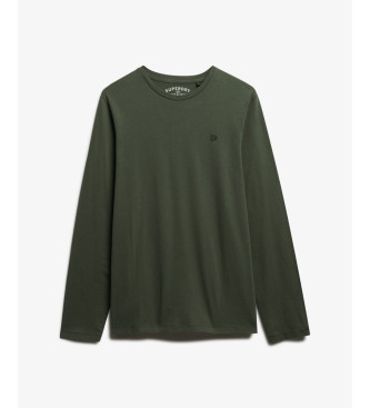 Superdry T-shirt essentiel classique vert fonc