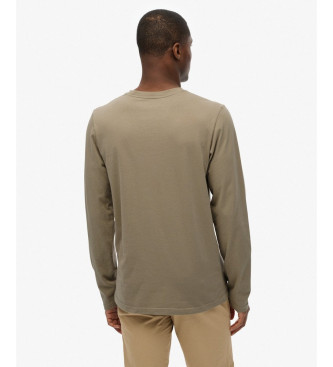 Superdry T-shirt essentiel classique marron