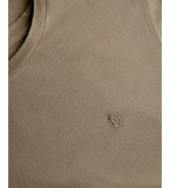 Superdry T-shirt essentiel classique marron