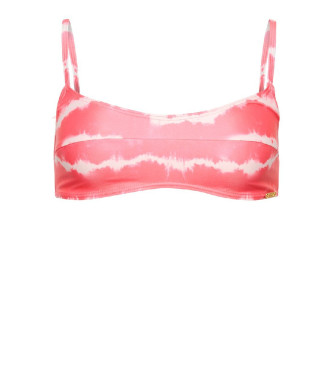 Superdry Haut de bikini tie-dye rose