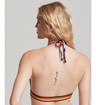 Superdry Trekantet bikinitop med marinebl vintage-logo