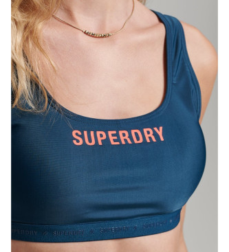 Superdry Camisola elstica com micro logotipo Code navy