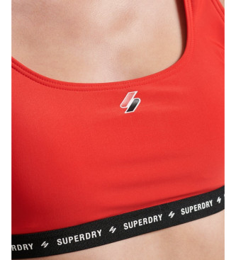 Superdry Top elstico com micrologo Cdigo vermelho