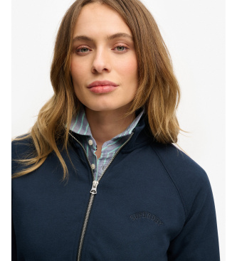 Superdry Essential Logo Zip Sweatshirt navy