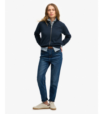 Superdry Essential Logo Zip Sweatshirt navy