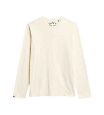 Superdry T-shirt Classic Essential blanc cassé