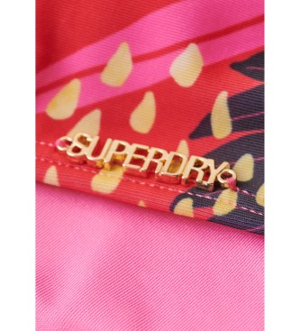 Superdry Top de bikini bandeau tropical multicolore