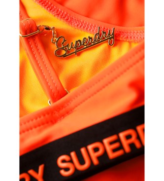 Superdry Stretch bralette bikinitop orange