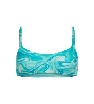 Superdry Top bikini bralette stampato blu