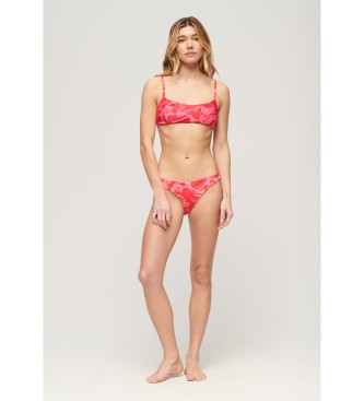 Superdry Roze bikinitop met print
