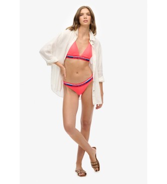 Superdry Top biquni tringulo rosa