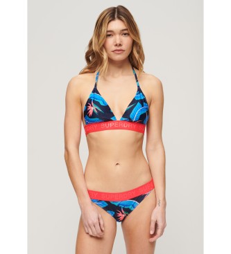 Superdry Triangel bikinitop met marine logo