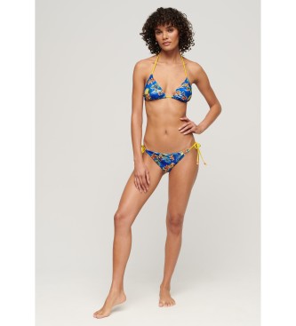 Superdry Triangel bikinitop met blauwe bandjes