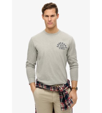 Superdry T-shirt Athletic Essentials cinzenta