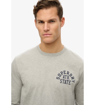 Superdry T-shirt Athletic Essentials cinzenta