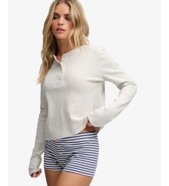 Superdry Koszulka Essential Waffle be?owa