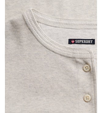Superdry Koszulka Essential Waffle be?owa