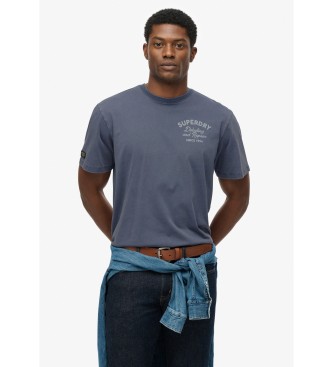 Superdry T-shirt de grandes dimenses Trade Tools azul
