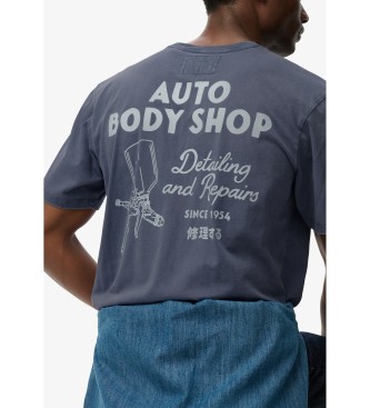 Superdry T-shirt de grandes dimenses Trade Tools azul