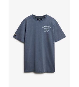 Superdry T-shirt de grandes dimenses Trade Tools azul