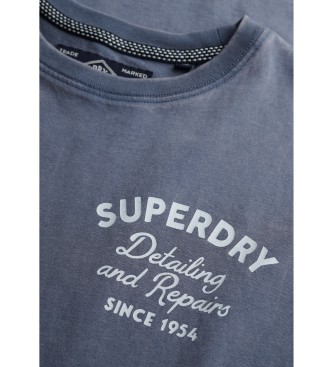Superdry T-shirt de grandes dimenses Trade Tools azul