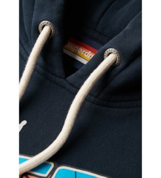 Superdry Sweatshirt Resa Vykort Graphic navy