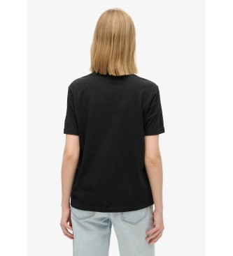 Superdry T-shirt souvenir de voyage noir