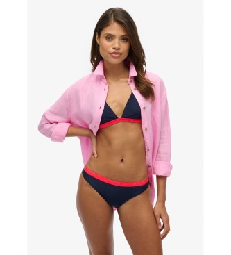 Superdry Triangle Bikini Top navy