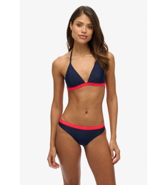 Superdry Triangle Bikini Top navy