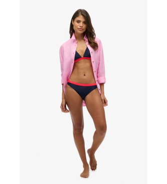 Superdry Triangle Bikini Top navy