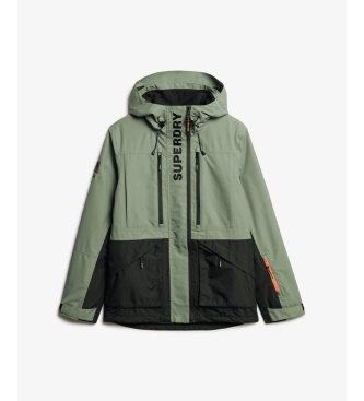 Superdry Ultimate Freestyle Ski Jacke gr�n