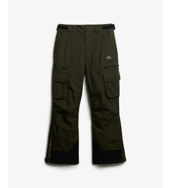 Superdry Spodnie narciarskie Ultimate Freestyle zielone