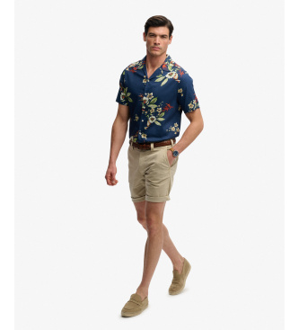 Superdry Szorty Utility Chino beżowe