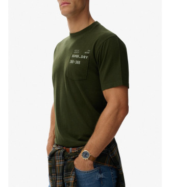 Superdry T-shirt Utility Loose vert
