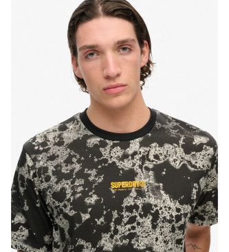 Superdry T-shirt ample avec graphisme camouflage utilitaire noir