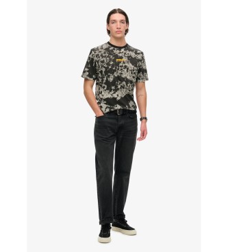 Superdry T-shirt ample avec graphisme camouflage utilitaire noir