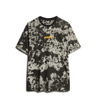 Superdry T-shirt ample avec graphisme camouflage utilitaire noir