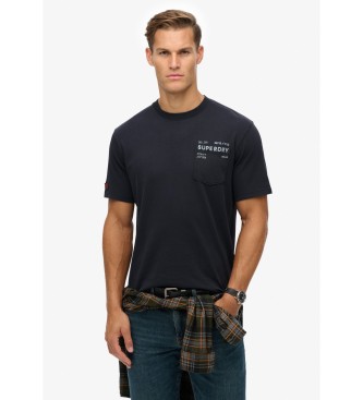 Superdry Maglietta nera Utility