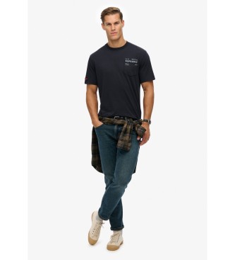 Superdry Maglietta nera Utility