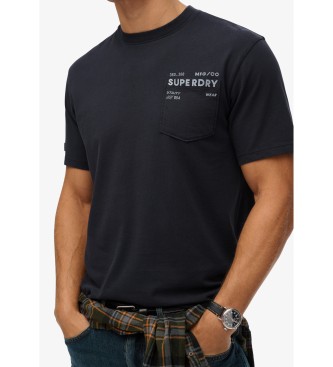 Superdry Maglietta nera Utility