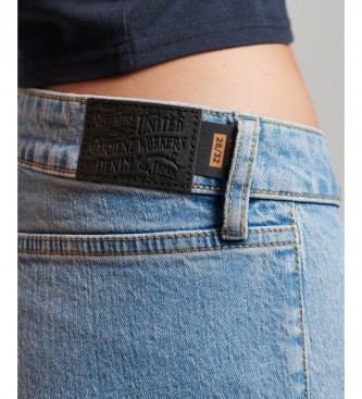 Superdry Vintage bl flared low-rise jeans i kologisk bomuld