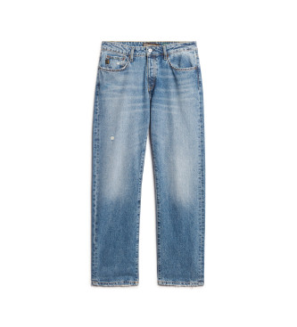Superdry Blue straight cut jeans
