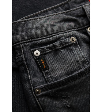 Superdry Vintage svarta skinny jeans
