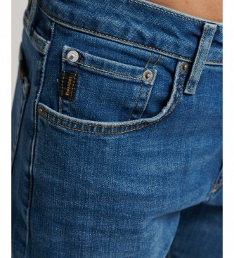 Superdry Blaue Slim Fit-Jeans aus Bio-Baumwolle