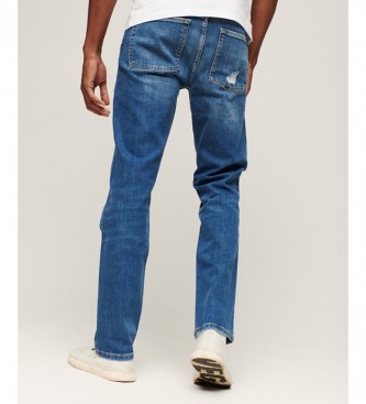 Superdry Bl straight og slim fit jeans i kologisk bomuld